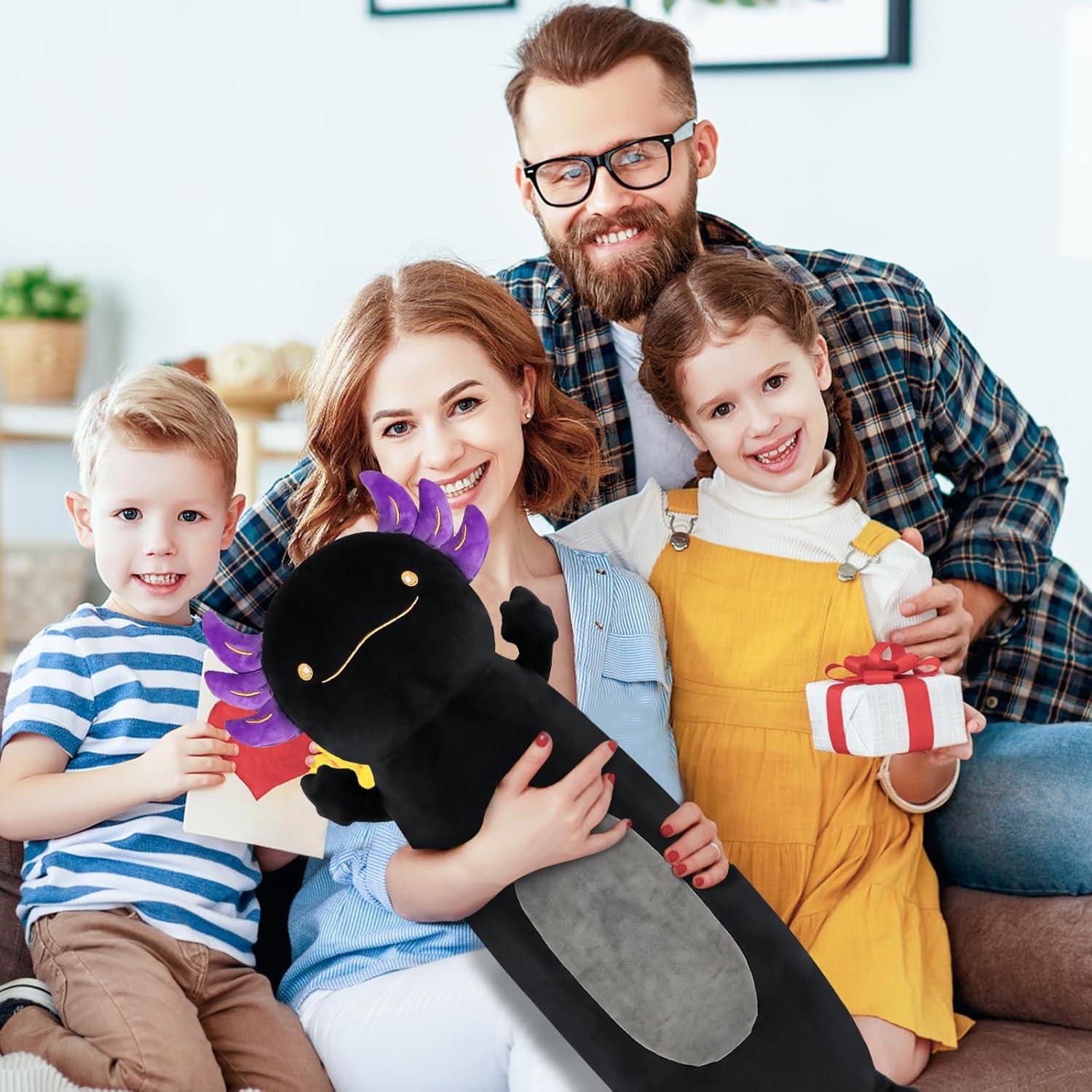 Peluche Axolotl Gigante 55cm Tianmihou Suave Kawaii