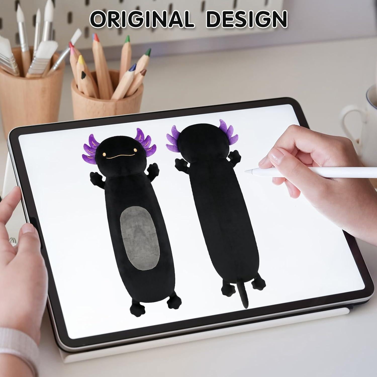 Peluche Axolotl Gigante 55cm Tianmihou Suave Kawaii