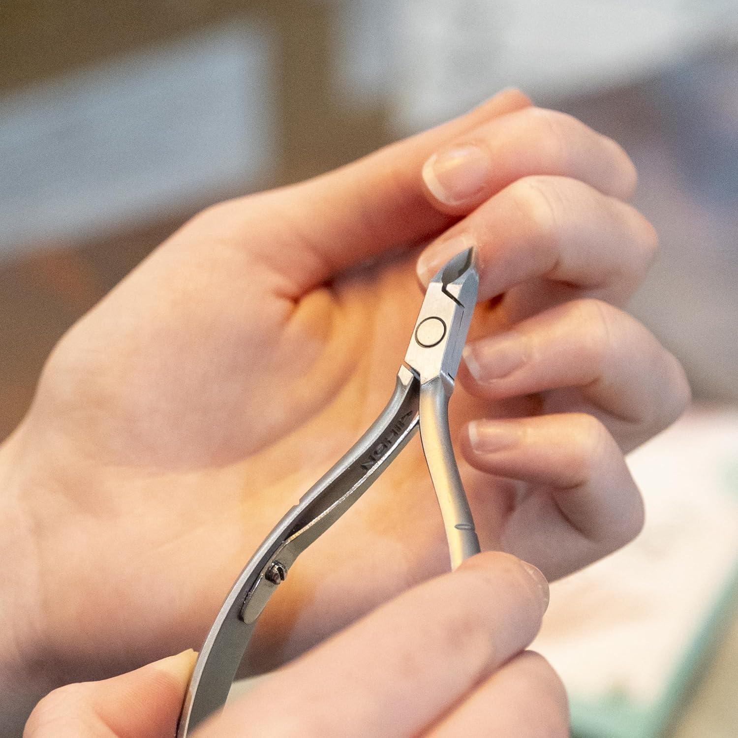 Cortaúñas NGHIA Acero Inoxidable Mandíbula 12 Ergonómico