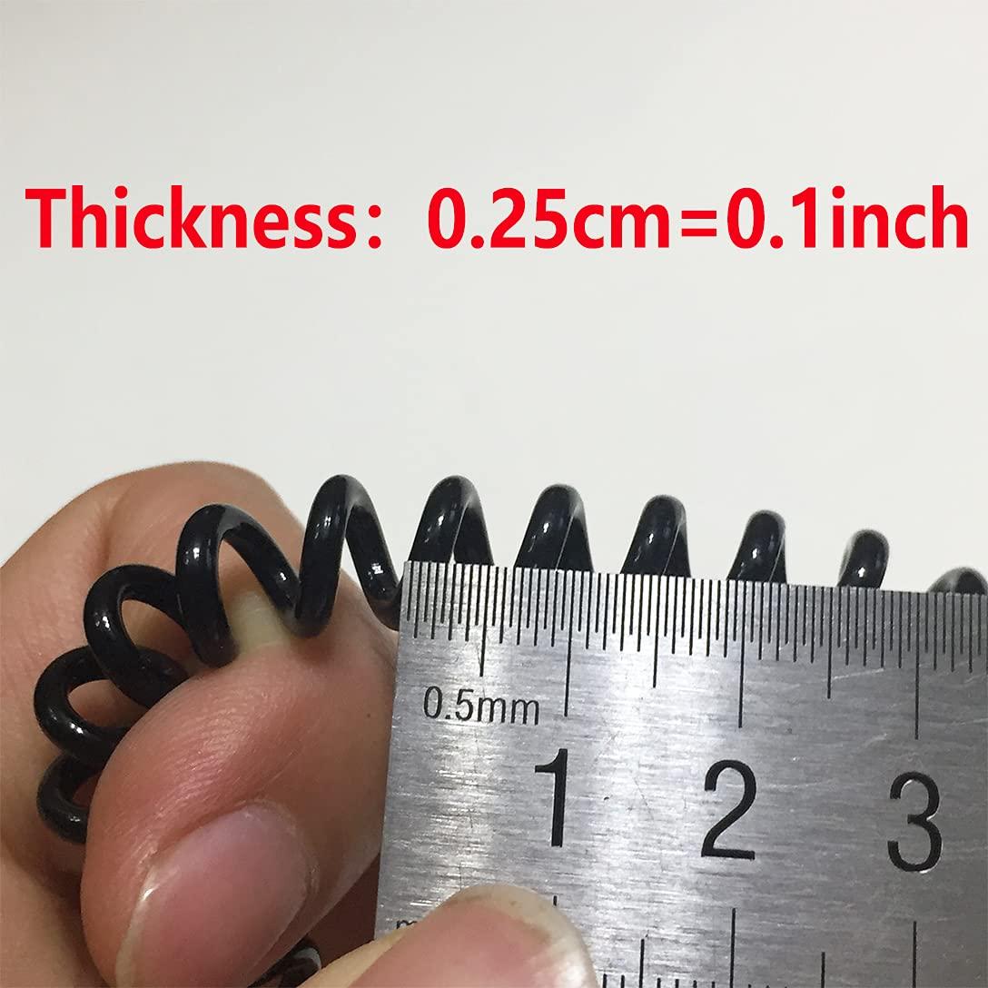 Coletas de Cabello RN BEAUTY, 27 Piezas Espirales Negras