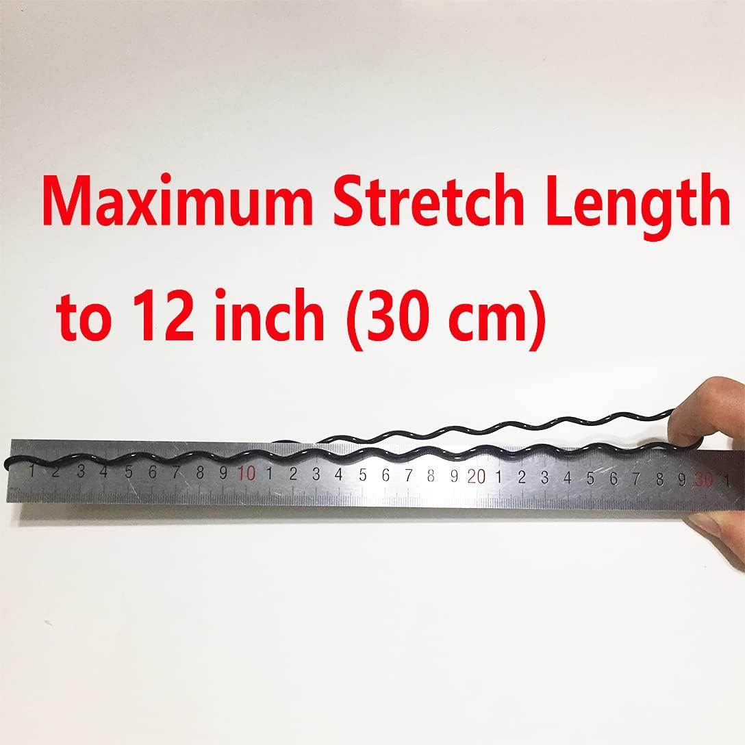 Coletas de Cabello RN BEAUTY, 27 Piezas Espirales Negras