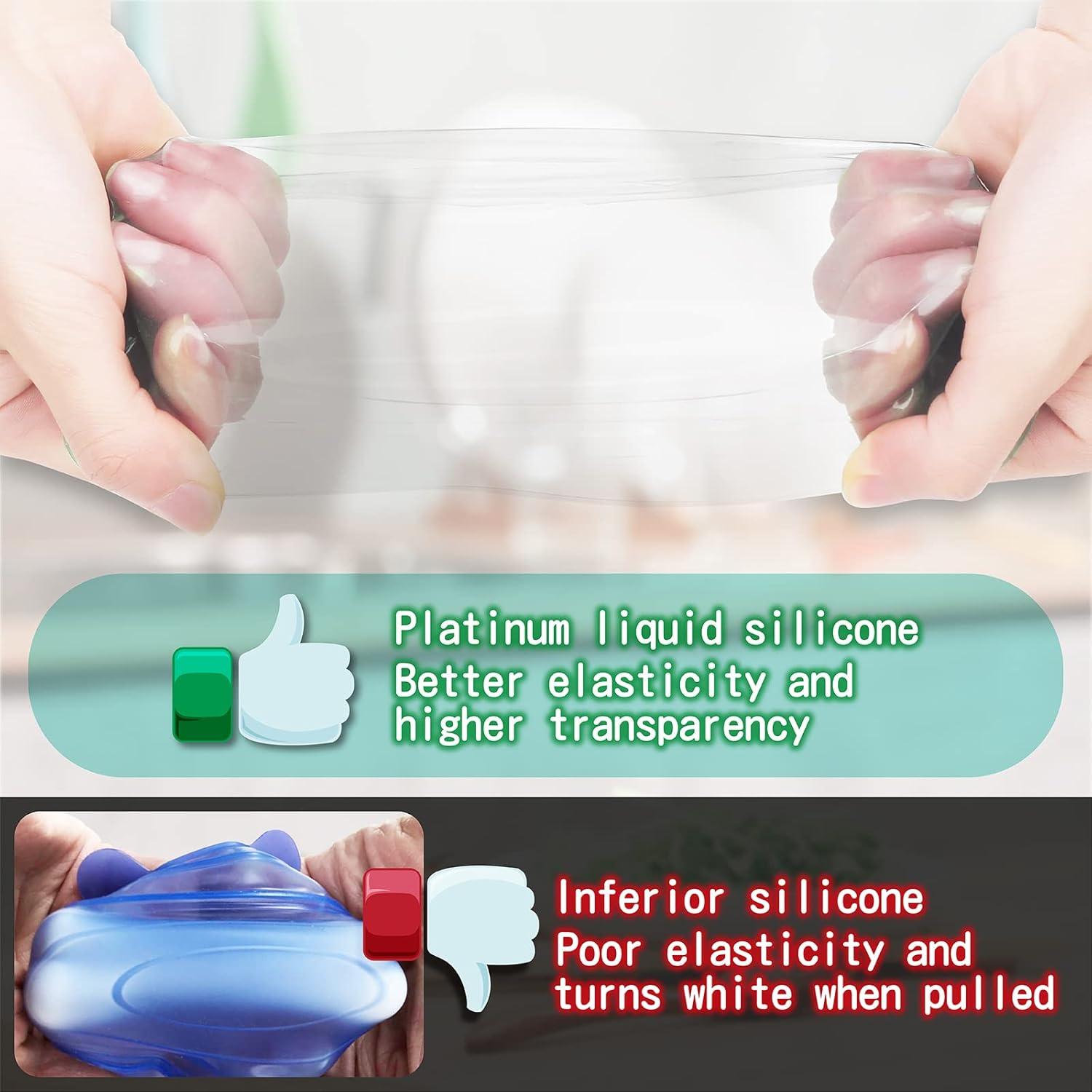 Tapa de Silicona DeliOne 10 Piezas para Alimentos - Apta Microondas