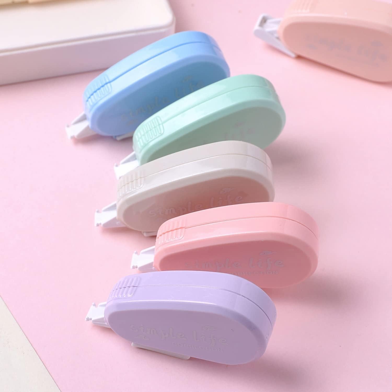 Paquete de 12 Cintas Correctoras GINCEVHY Multicolor 0.51 cm