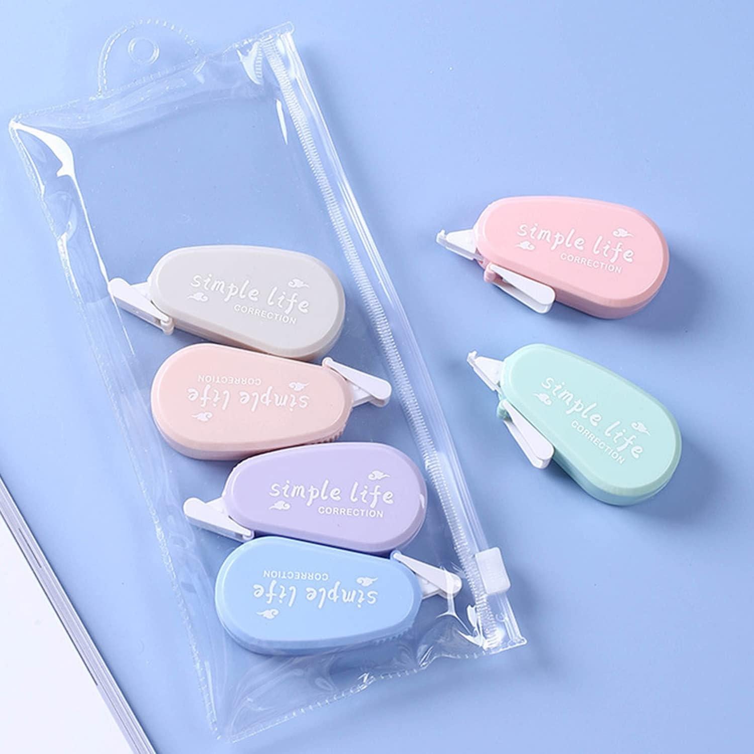 Paquete de 12 Cintas Correctoras GINCEVHY Multicolor 0.51 cm