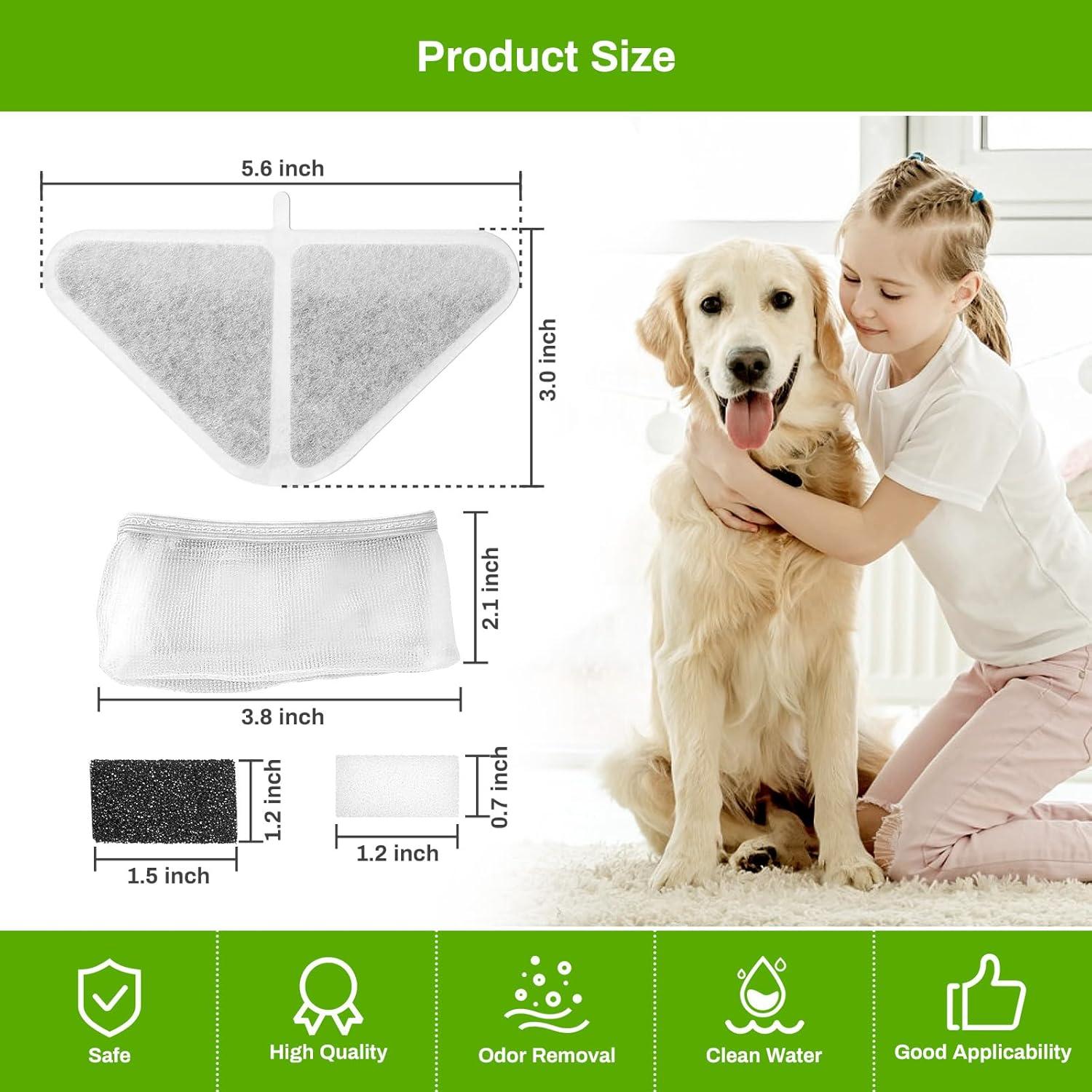 Paquete de 6 Filtros de Reemplazo Mukkela para Fuente de Agua 7L