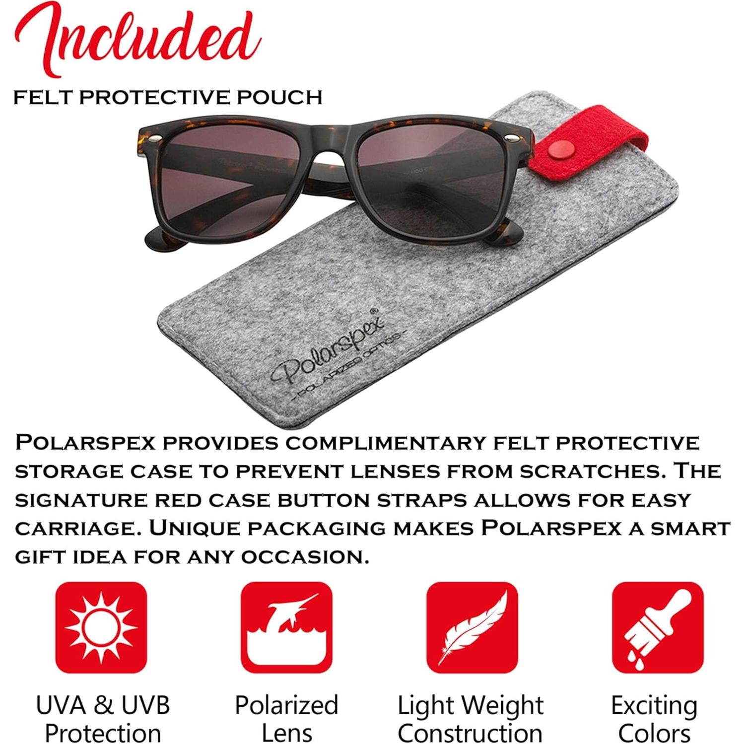 Gafas de Sol PolarSpex Tortuga Marrón Degradado UV 100%