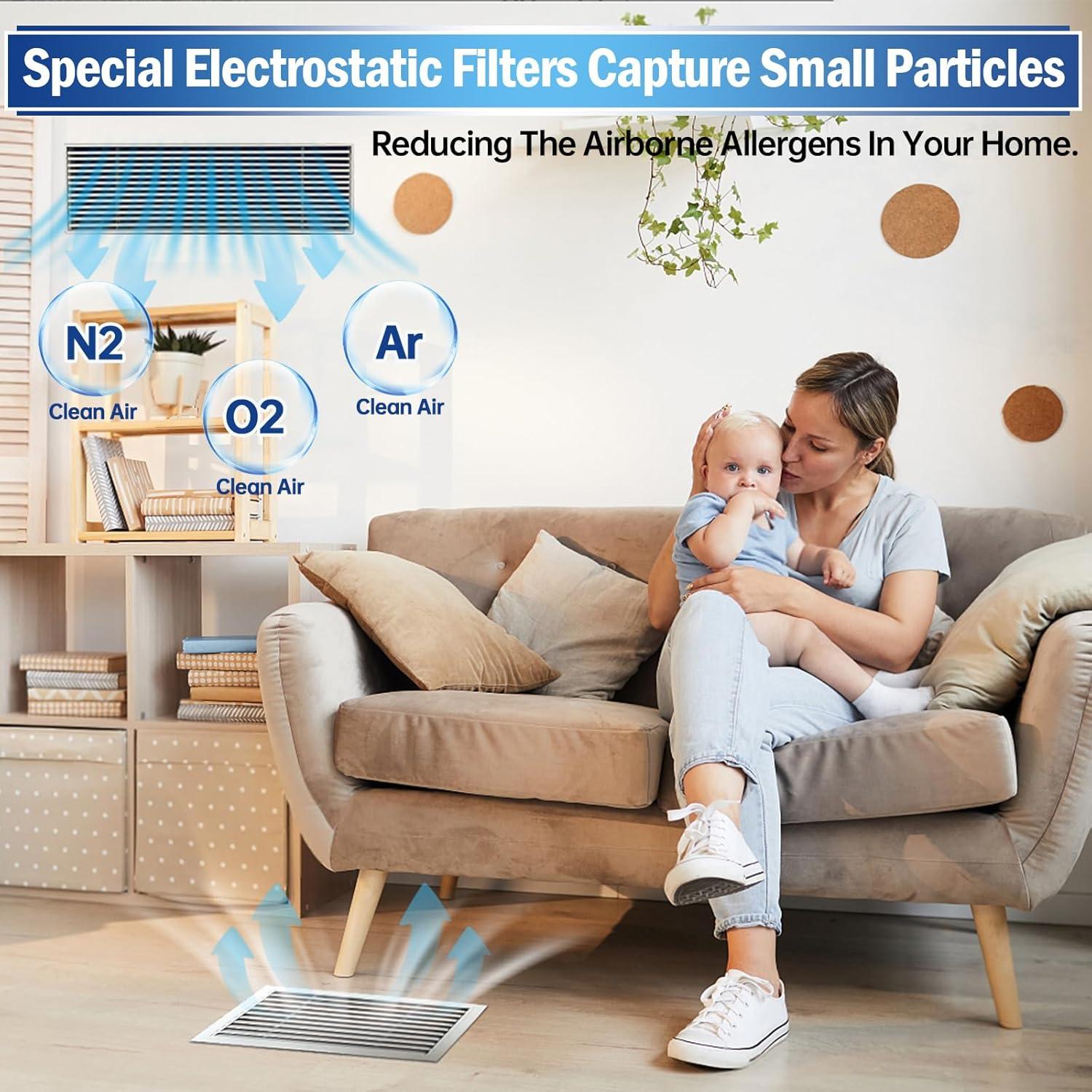 Filtros de Ventilación UBeesize 30.48x228.6 cm MERV 8