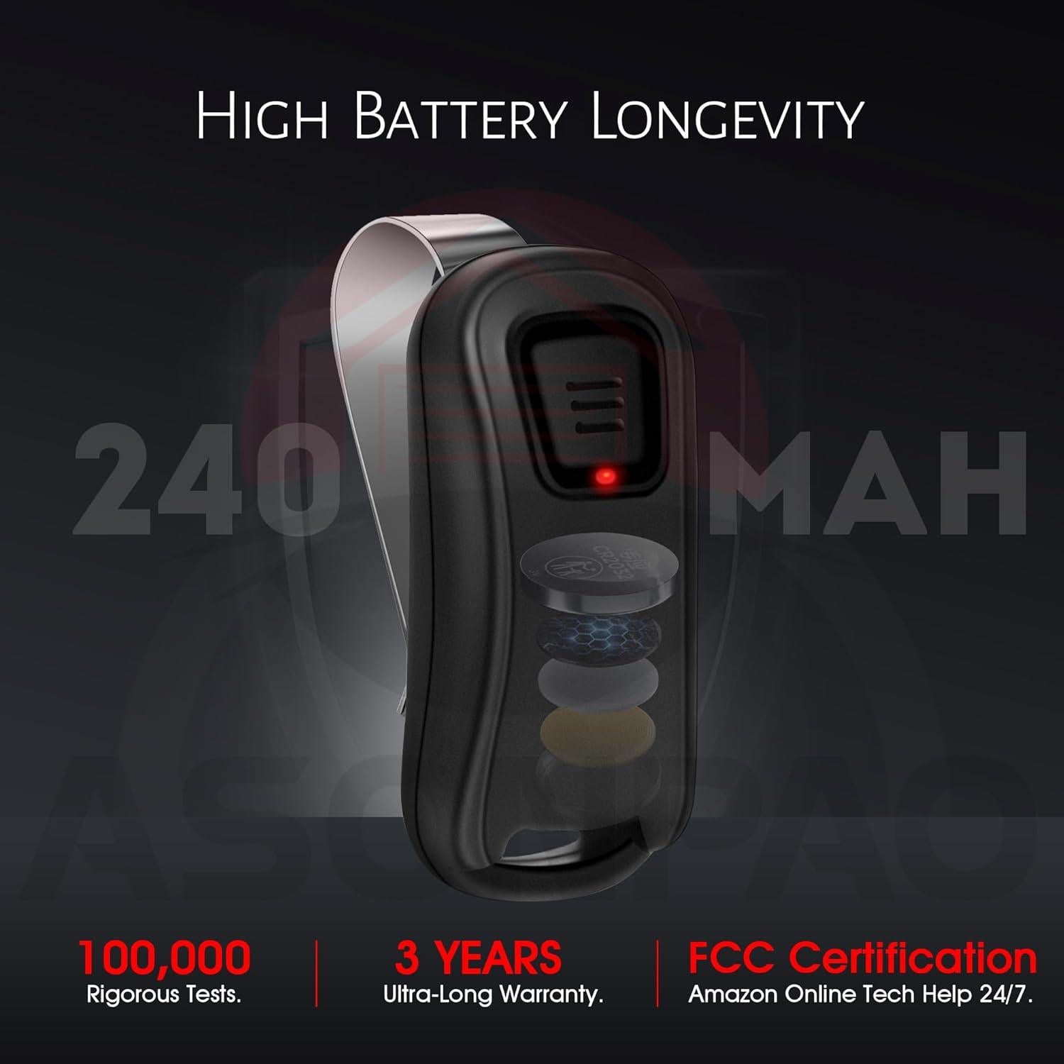 Control Remoto Genie GIT-1 para Abridor de Garaje 50m