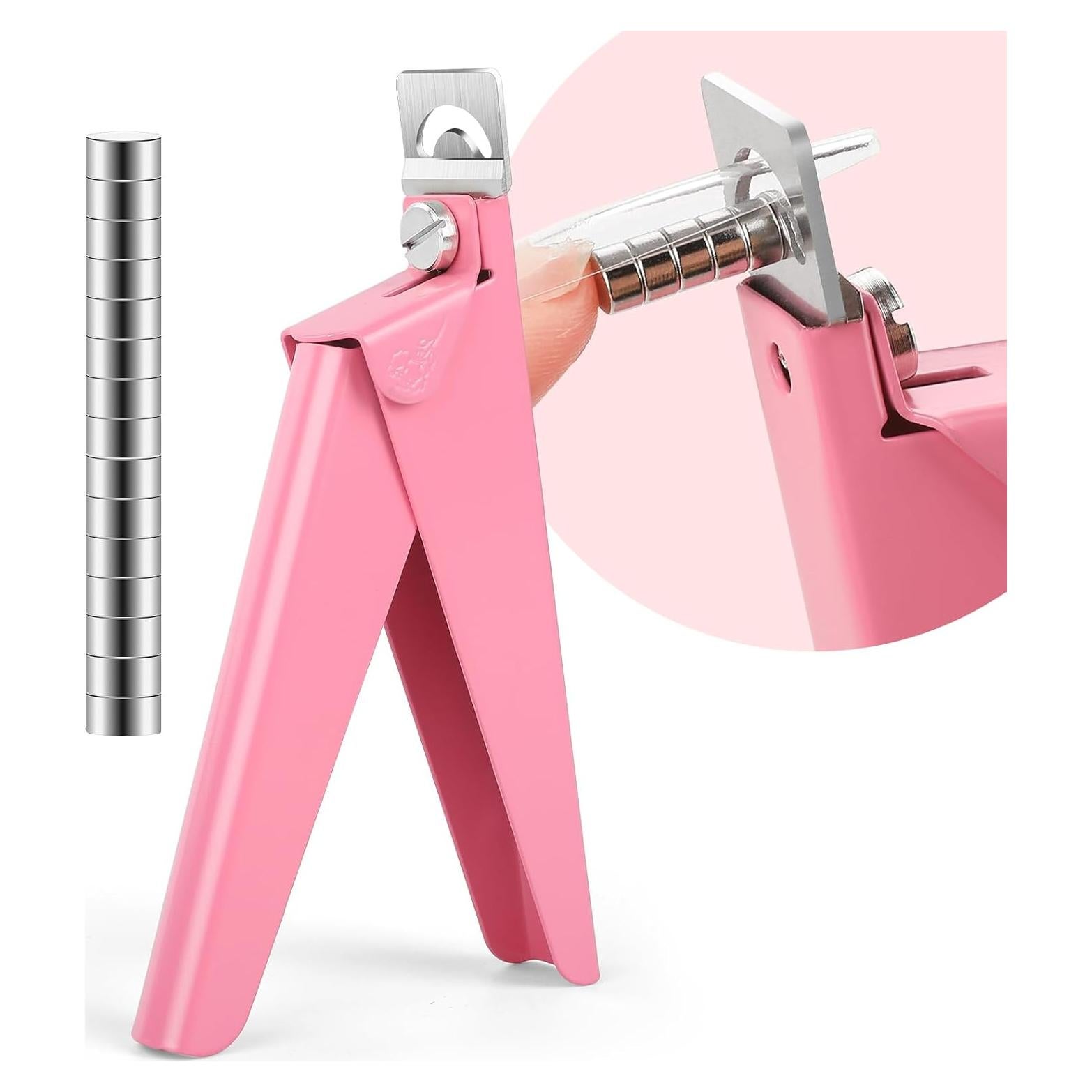 Cortauñas Falsos con Imán MEJOR ELECCIÓN Rosa Bebé 12x6.9cm