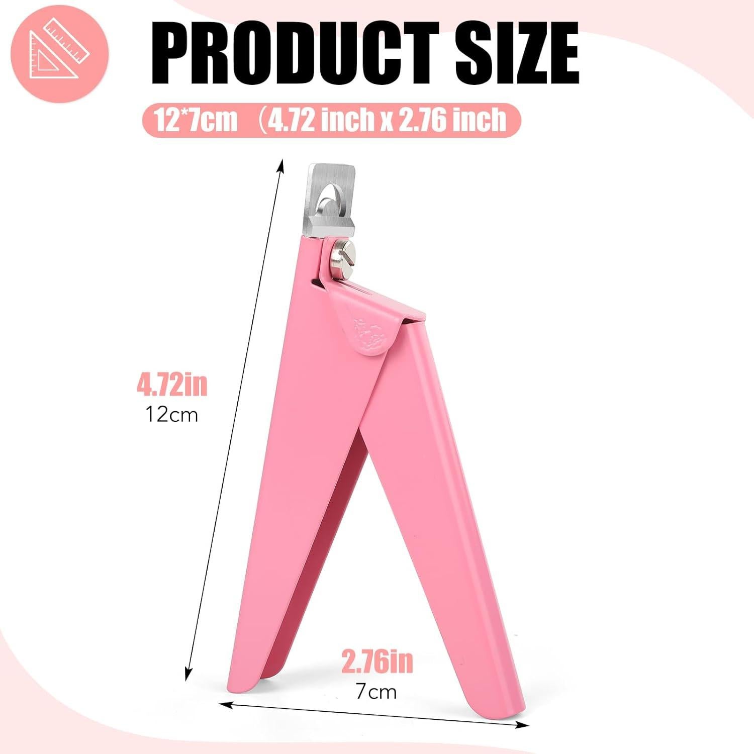 Cortauñas Falsos con Imán MEJOR ELECCIÓN Rosa Bebé 12x6.9cm