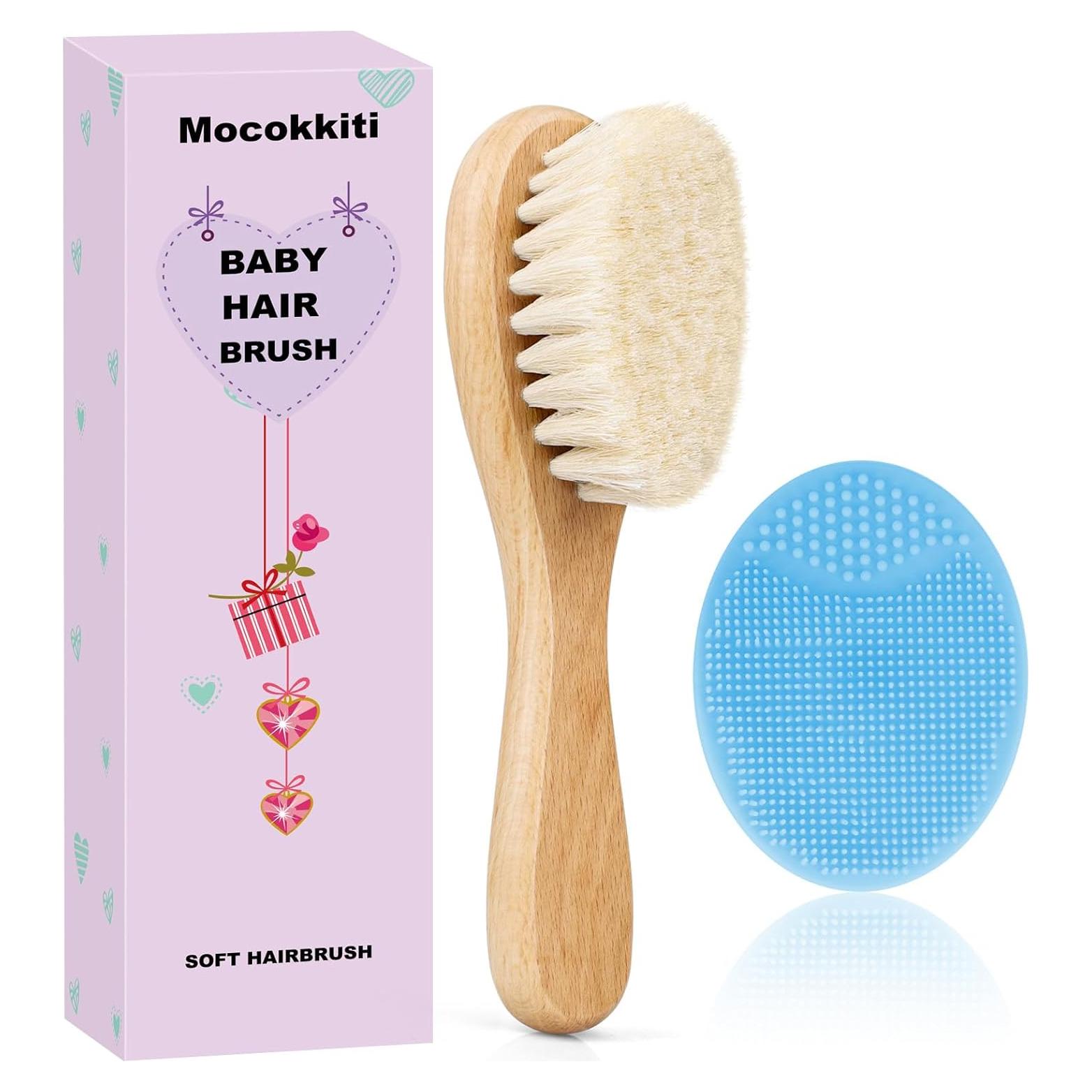 Set de Cepillos para Bebé Mocokkiti - Cuidado Cuero Cabelludo