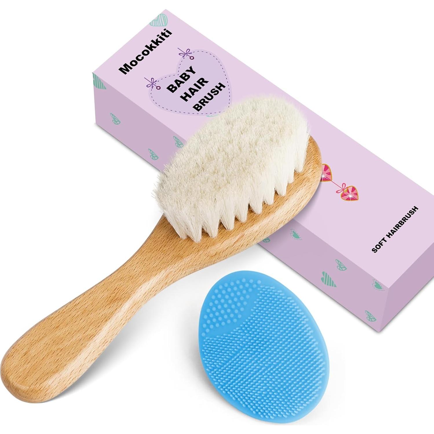 Set de Cepillos para Bebé Mocokkiti - Cuidado Cuero Cabelludo