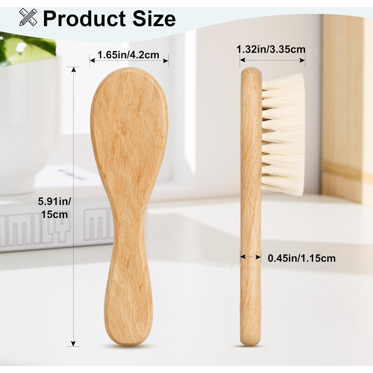 Set de Cepillos para Bebé Mocokkiti - Cuidado Cuero Cabelludo