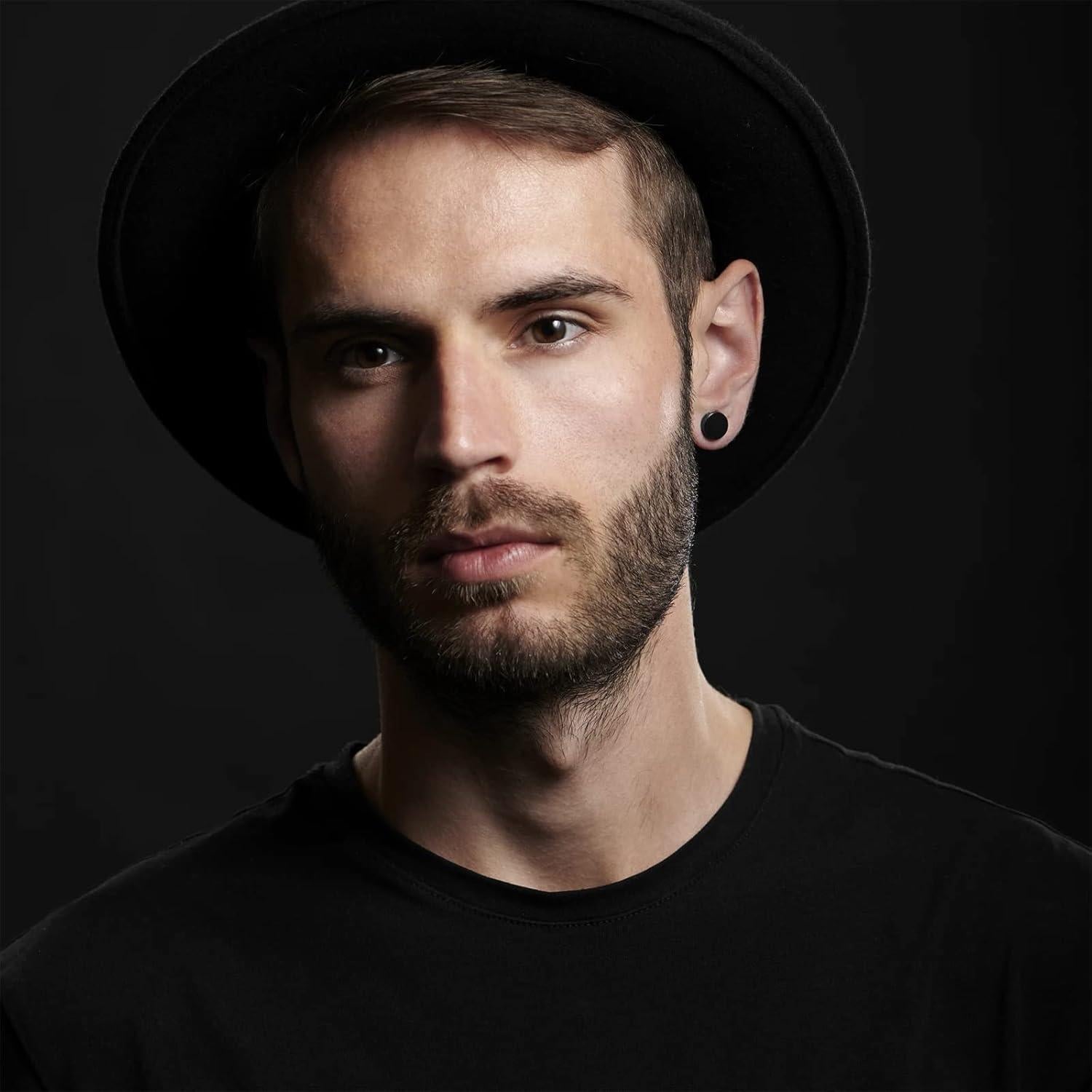 Pendientes Magnéticos HENGYID Unisex Acero Inoxidable Hipoalergénico