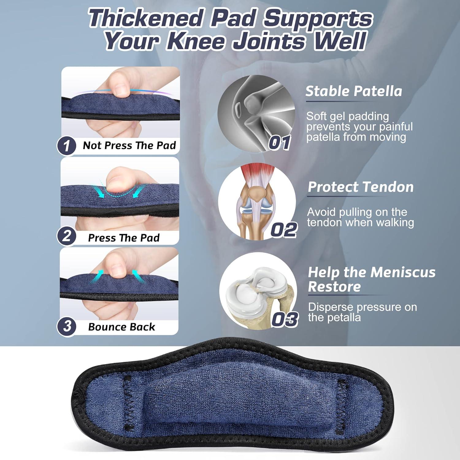 Soporte para Rodilla Patelar IPOW con Almohadilla Engrosada