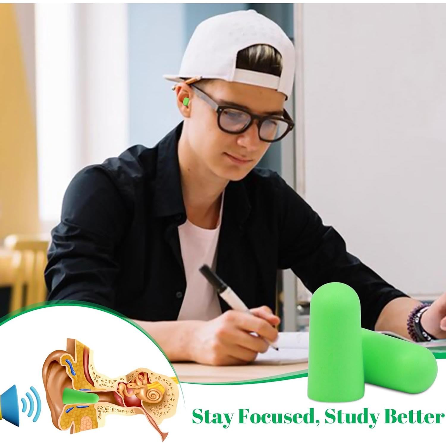 Tapones de espuma Calmi 12 pares 33dB para dormir y viajar