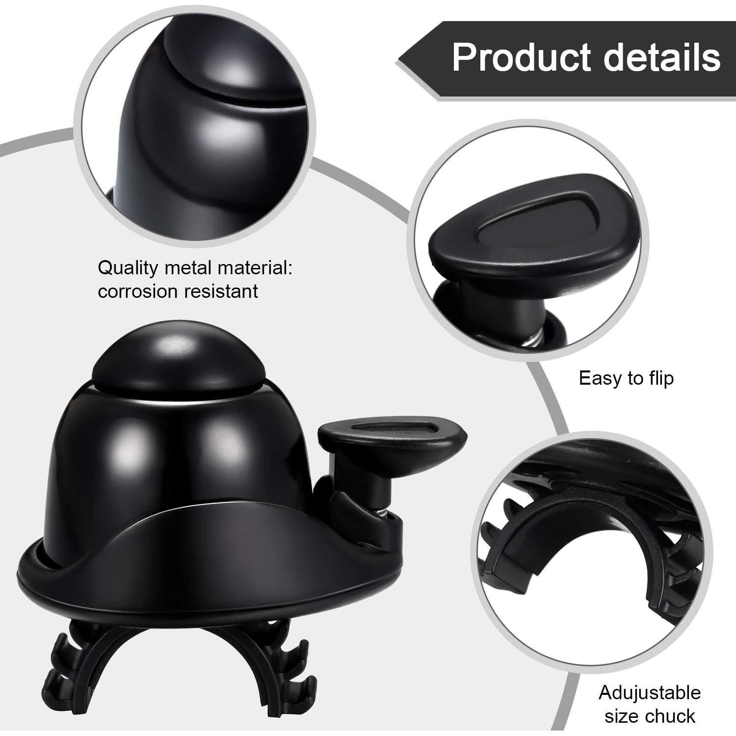 Timbre de Bicicleta Mudder Ajustable Aluminio Sonido Fuerte