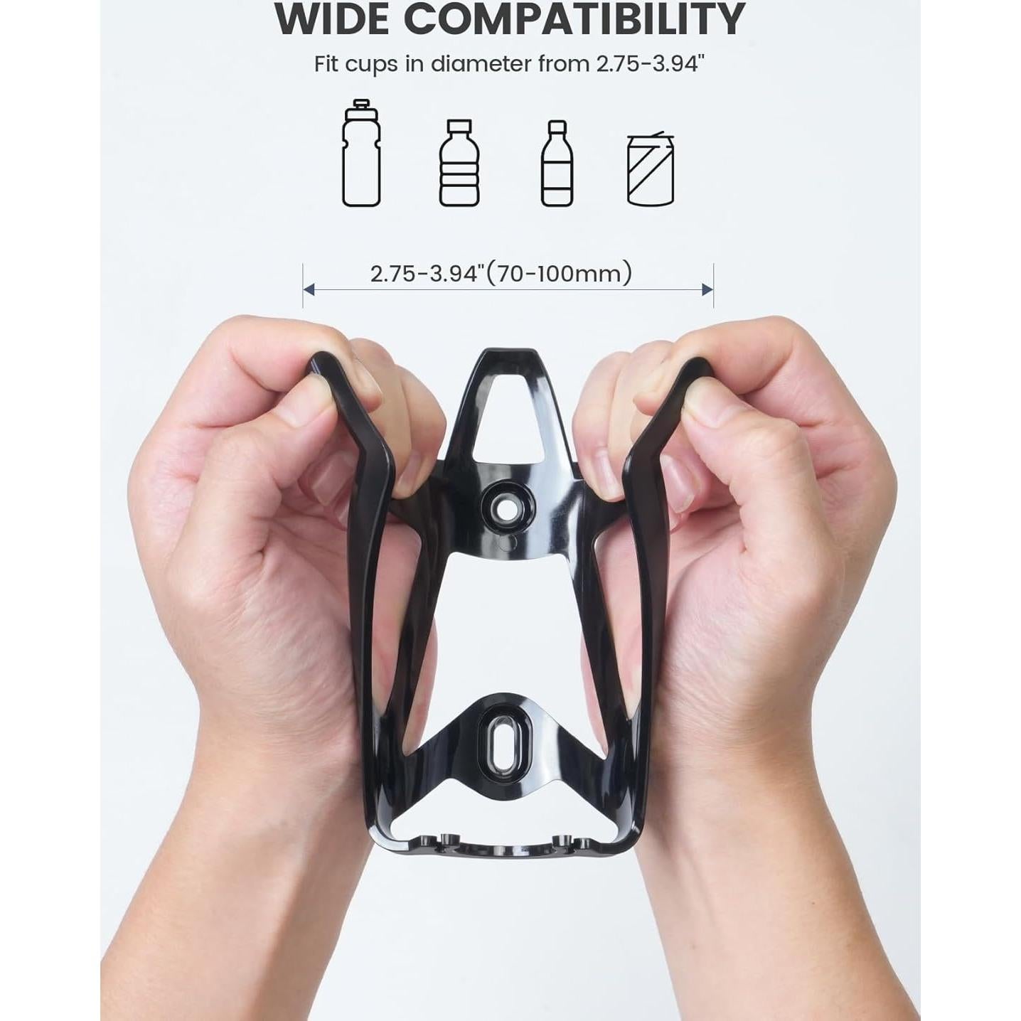 Soporte para Botella de Agua Lamicall para Bicicleta - Negro