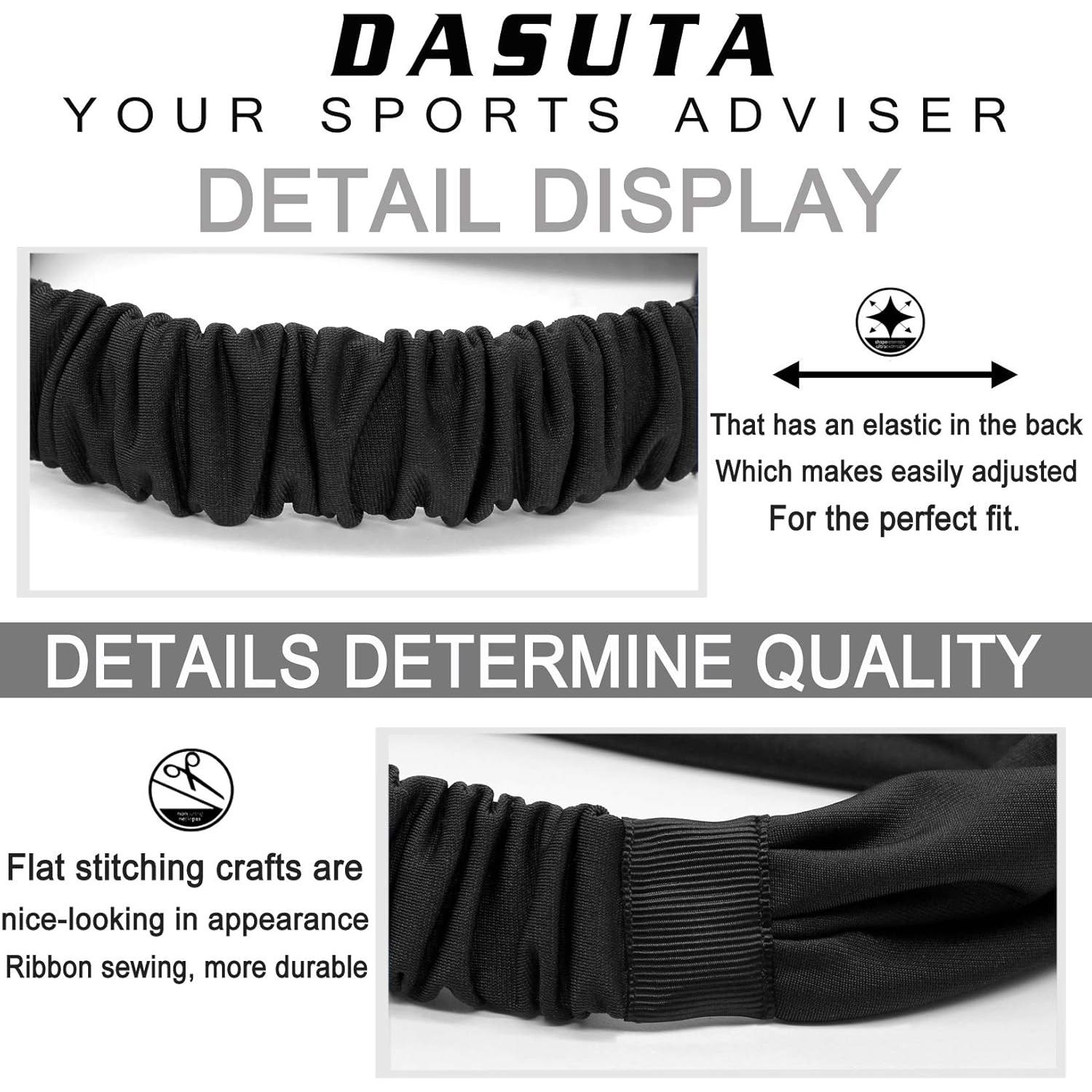 Cintas para el cabello DASUTA - Paquete de 5, color negro, unisex