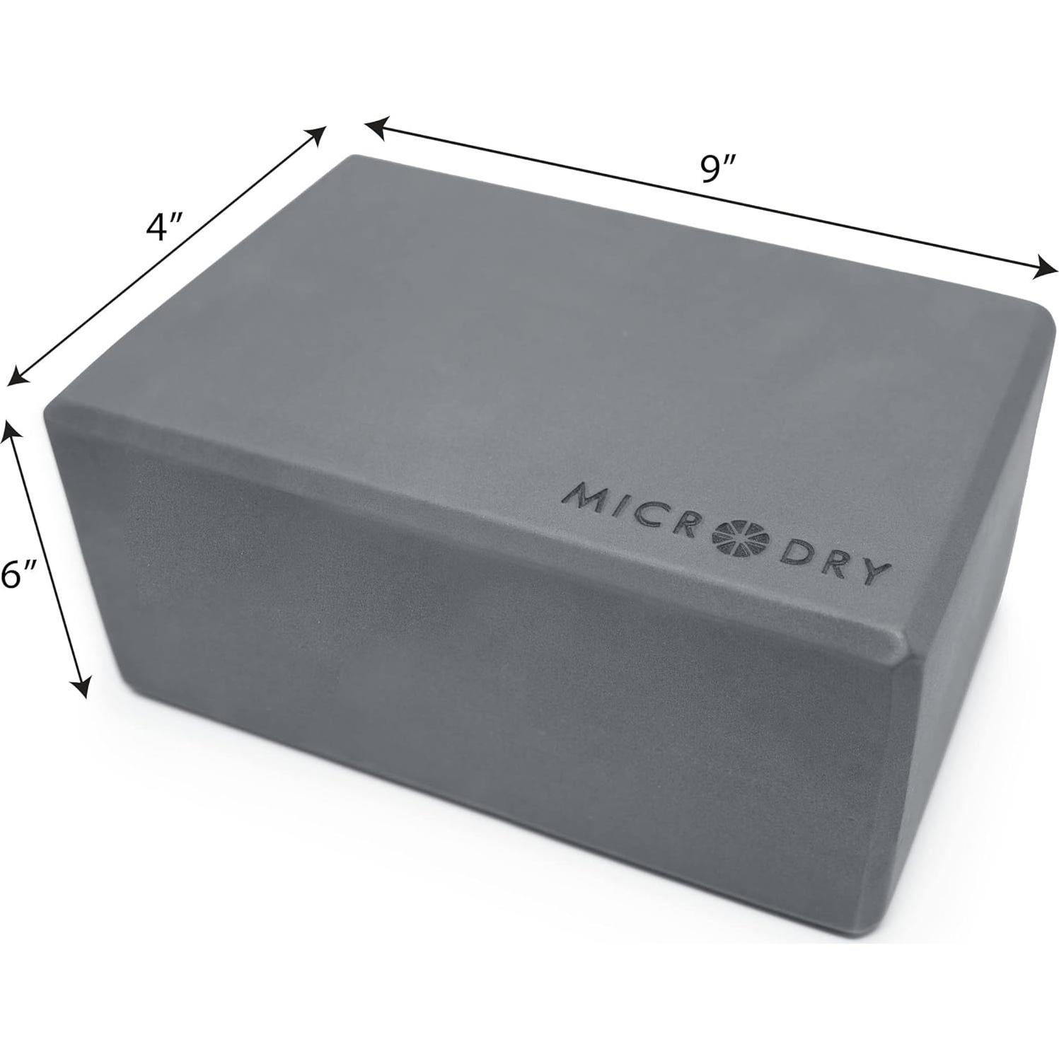 Bloques de Espuma EVA MICRODRY para Yoga y Pilates 22.86x10.16cm