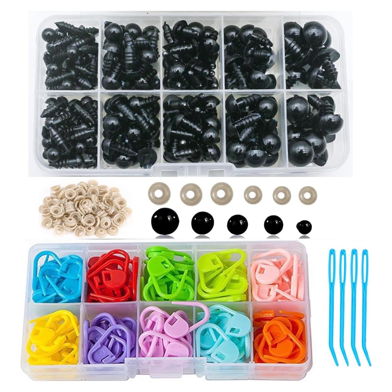 Kit de 120 Marcadores de Puntos y 300 Ojos de Seguridad Tiazey