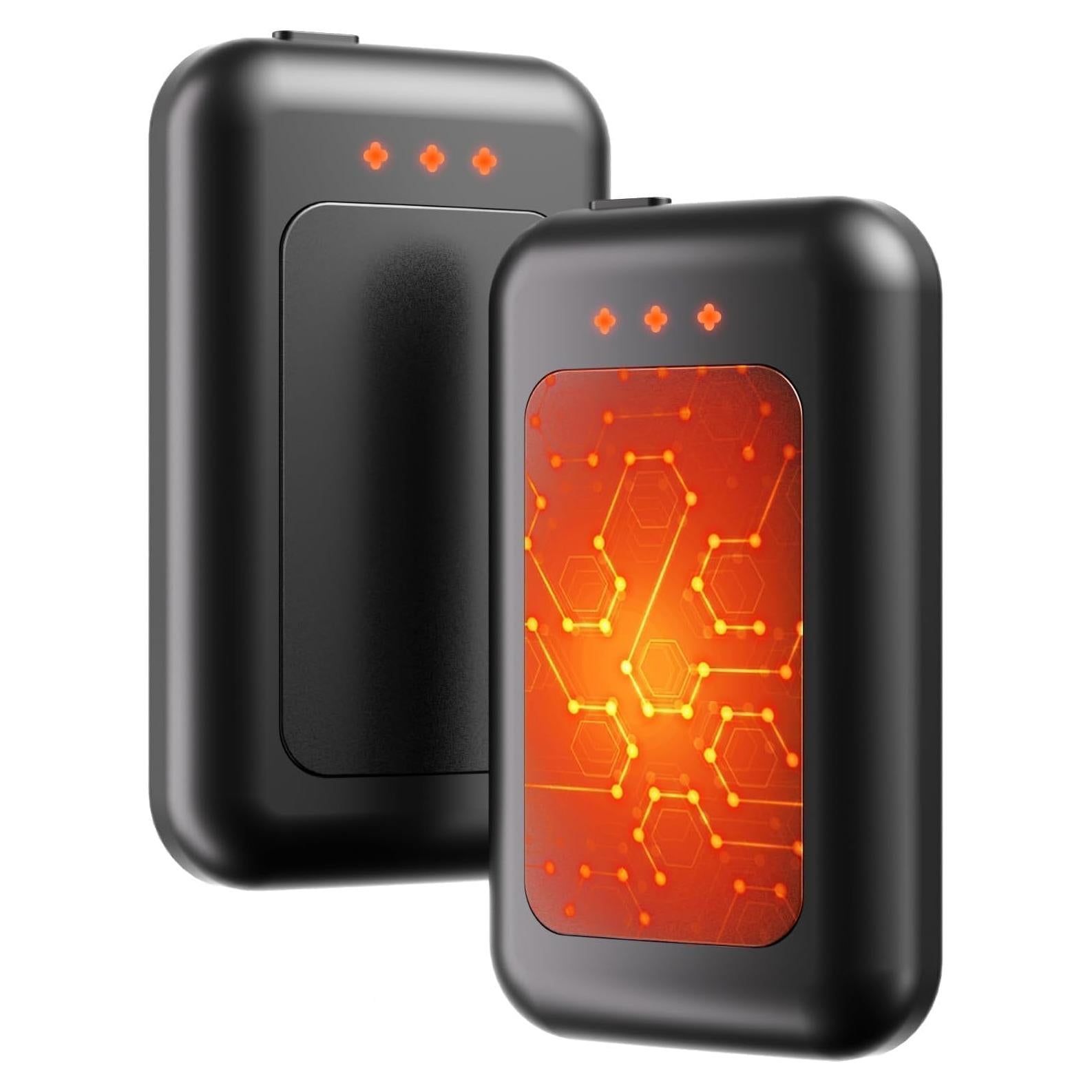 Calentadores de Manos Eléctricos Recargables Jerritte 2 Pack Pro