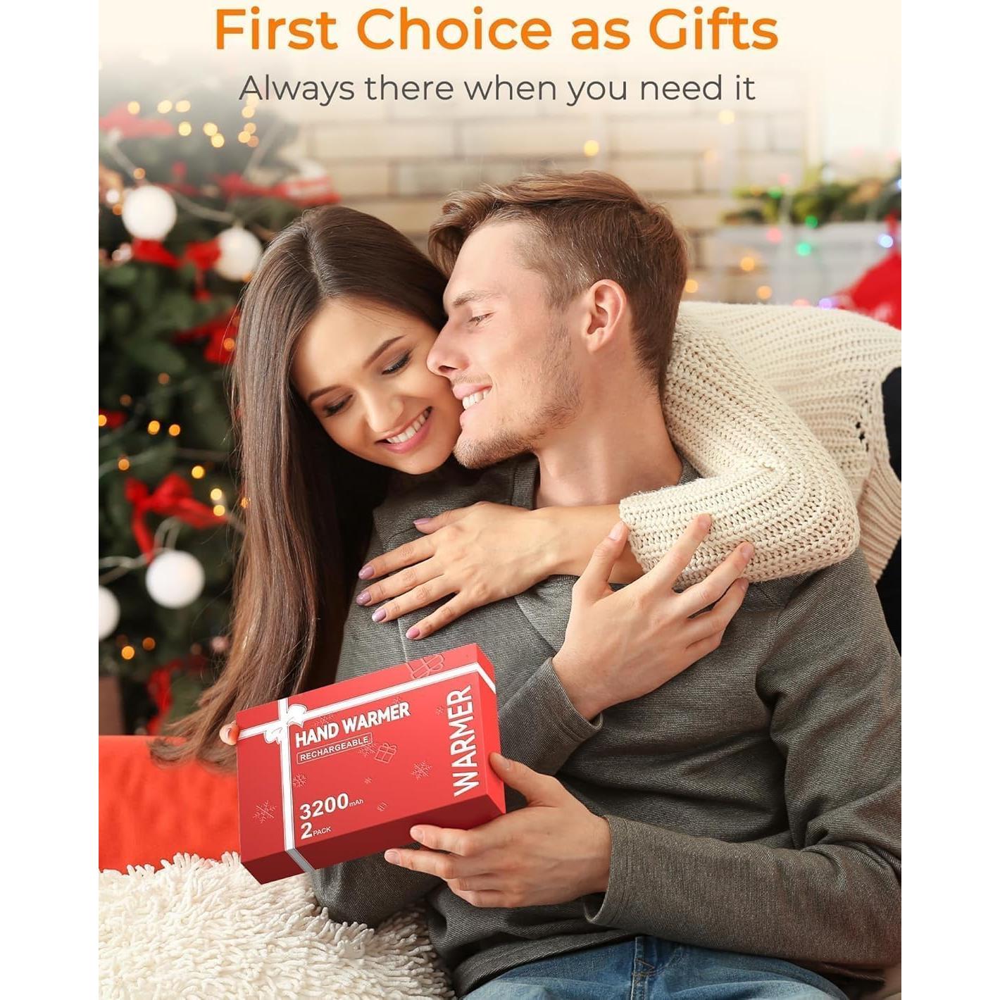 Calentadores de Manos Eléctricos Recargables Jerritte 2 Pack Pro