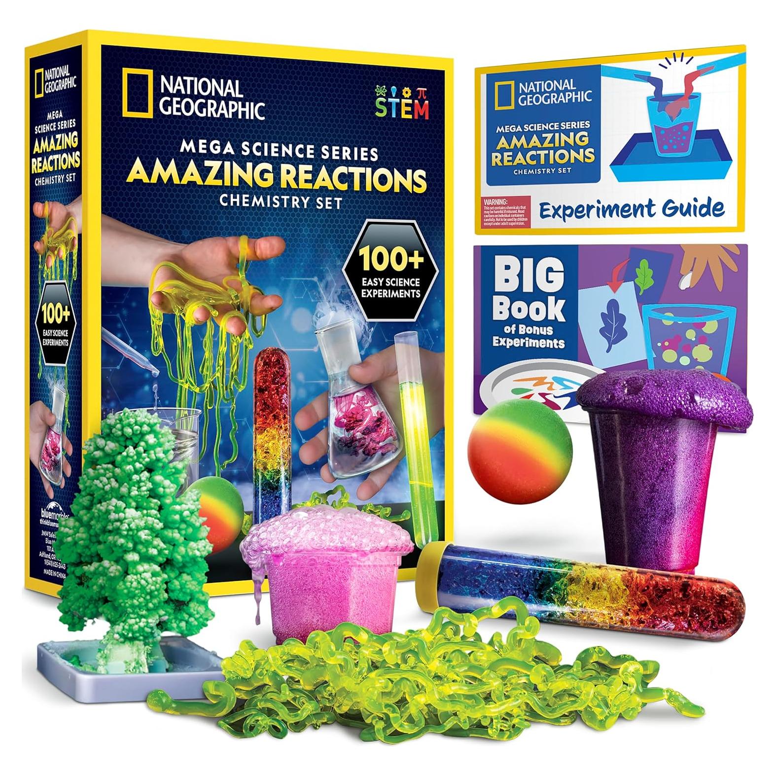 Kit de Química Asombroso National Geographic - 100 Experimentos