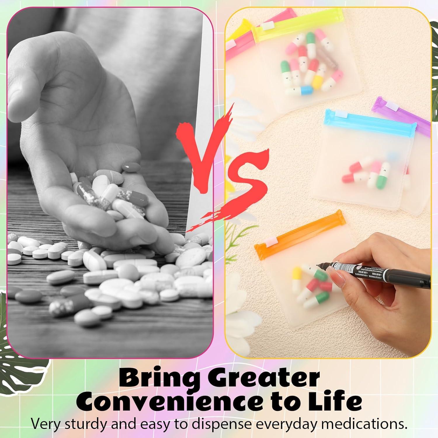 Sherr 35 Pcs Bolsas de Pastillas Reutilizables 7.62 cm