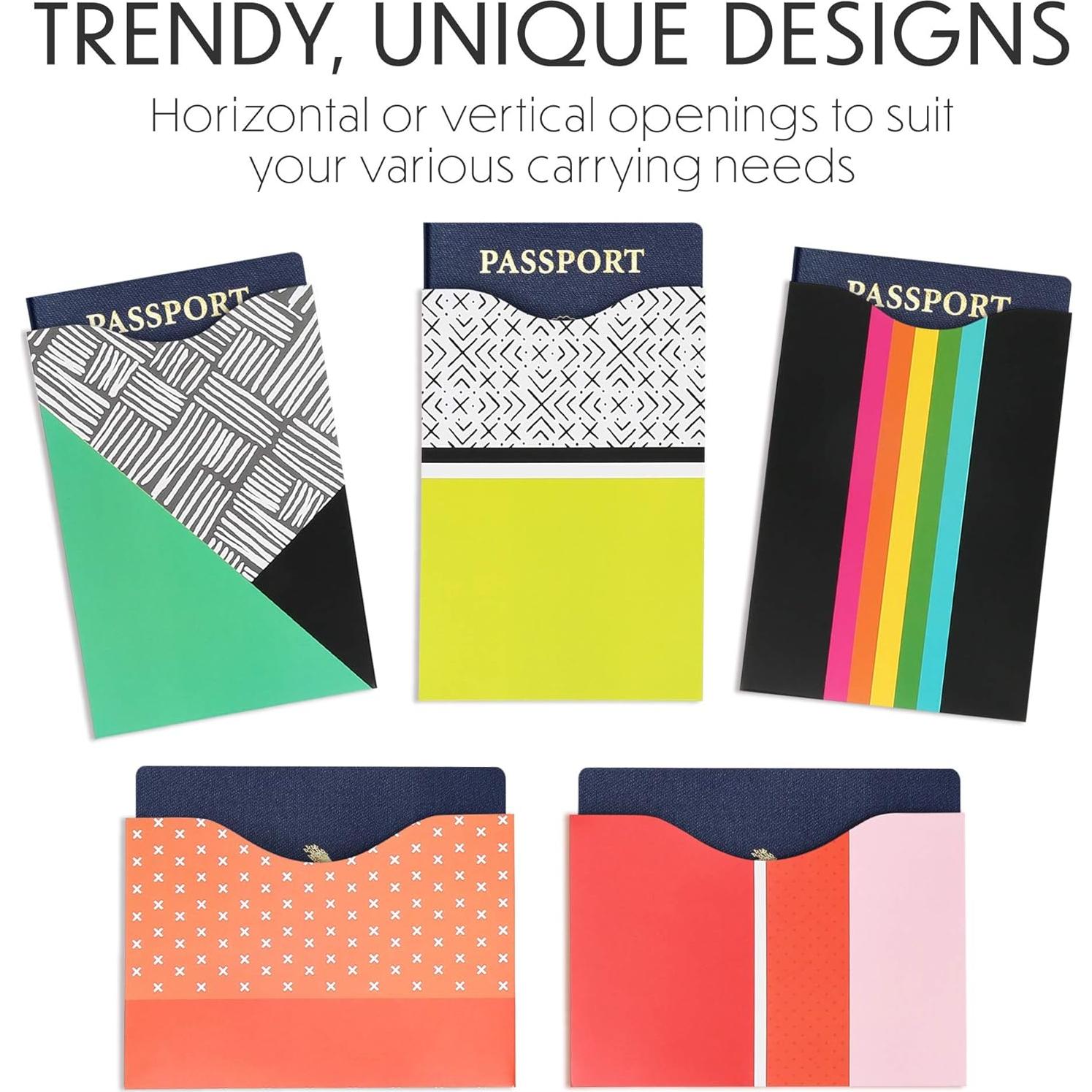 Fundas Bloqueadoras RFID LotFancy - 14 Tarjetas + 5 Pasaportes