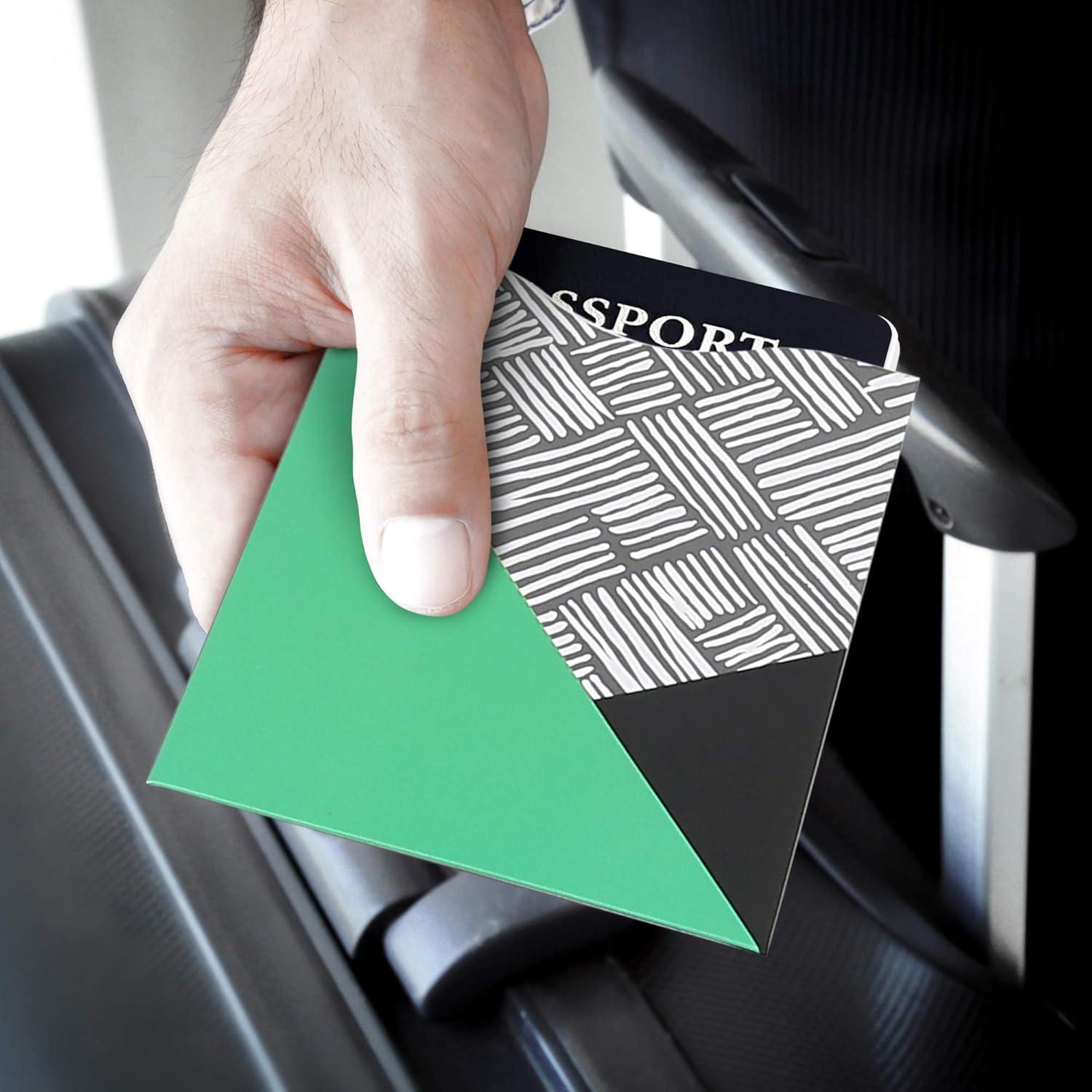 Fundas Bloqueadoras RFID LotFancy - 14 Tarjetas + 5 Pasaportes