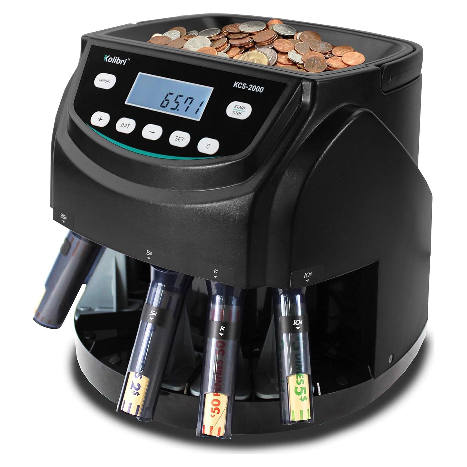 Kolibri KCS-2000 Máquina Contadora de Monedas Profesional