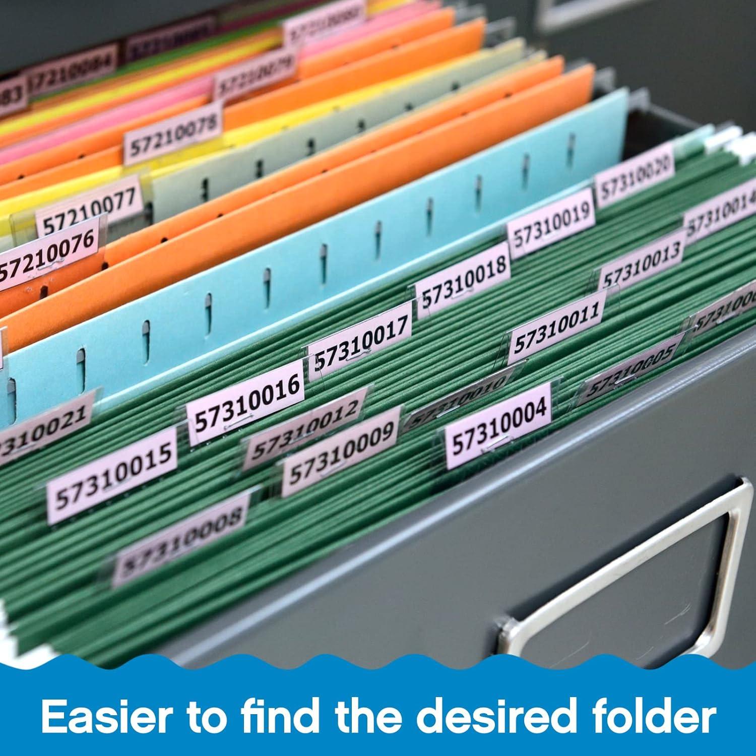 Etiquetas autoadhesivas Gersoniel 5.2x1.5cm 25 piezas