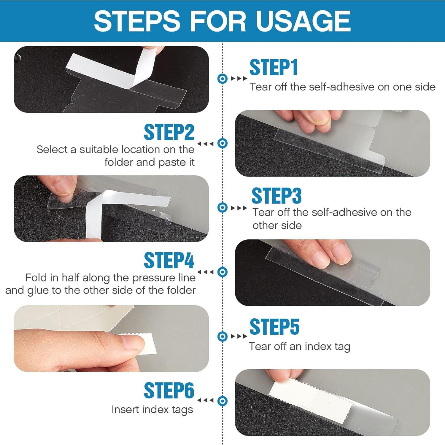 Etiquetas autoadhesivas Gersoniel 5.2x1.5cm 25 piezas