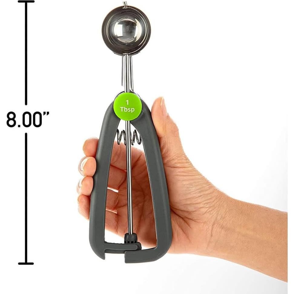 Cucharón de Galletas de Liberación Rápida PrepSolutions 1 Cucharada Gris