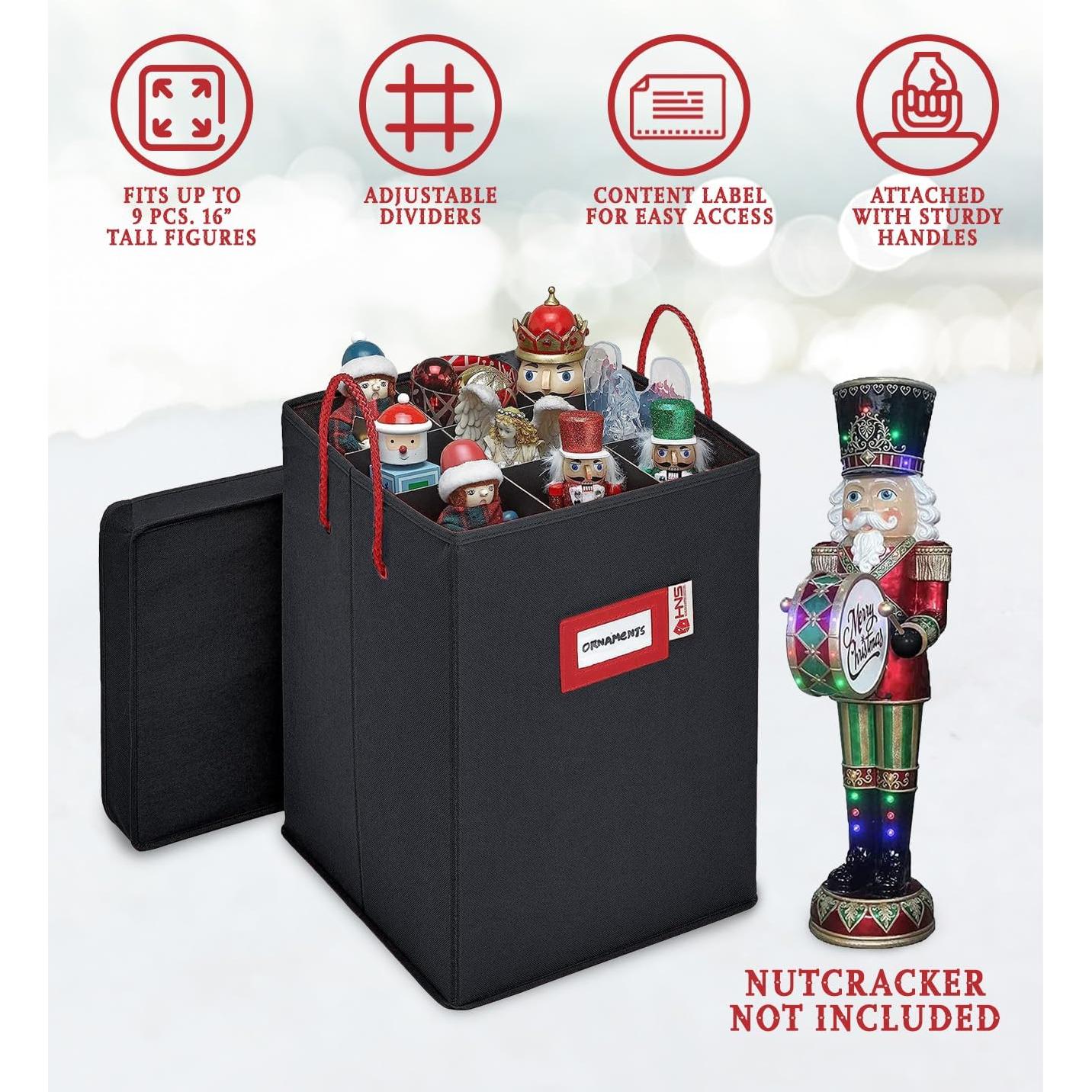 Caja de Almacenamiento Navideña HOLDN STORAGE 9 Figuras 43.18 cm