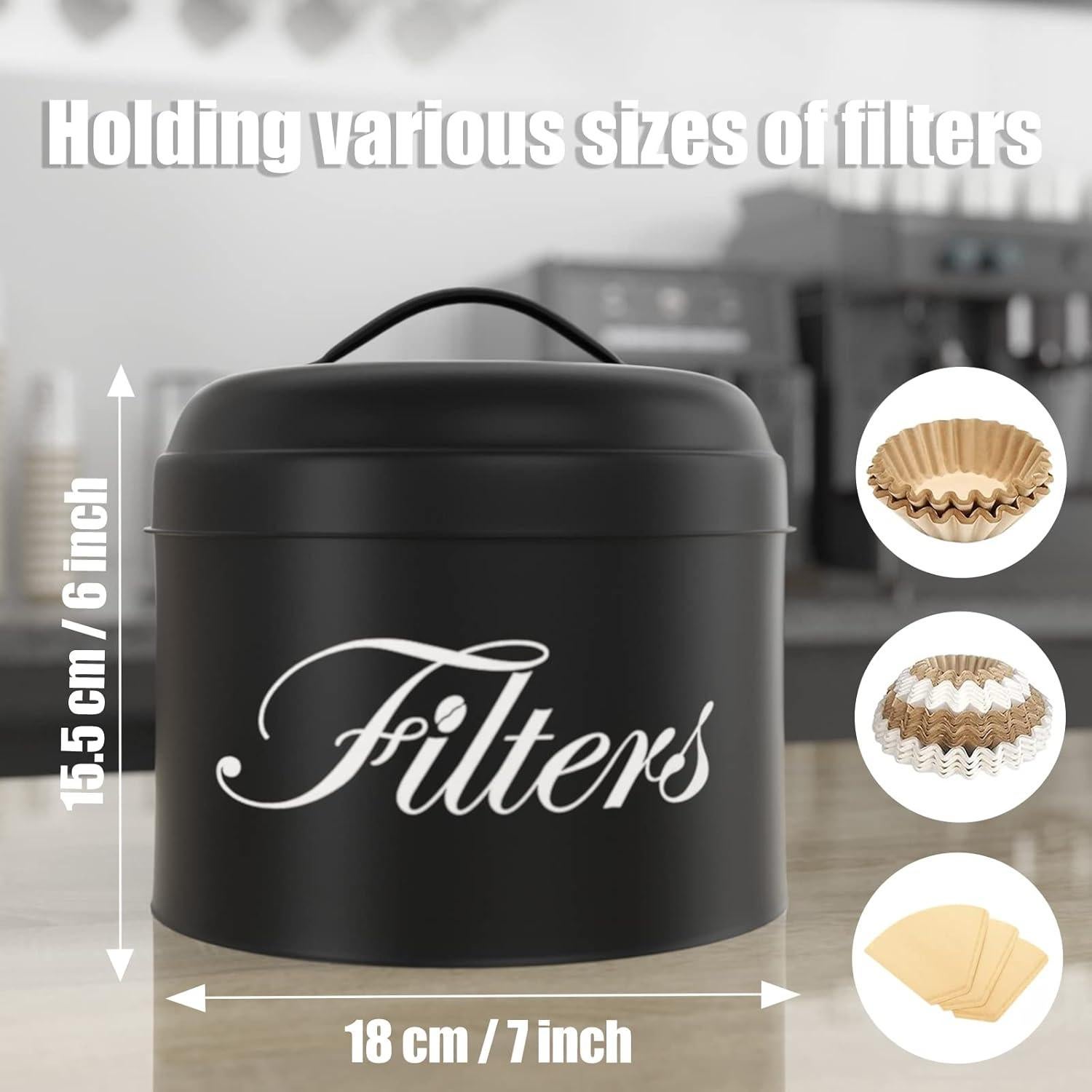 Soporte para Filtros de Café APOIMNA Negro 15.7 cm