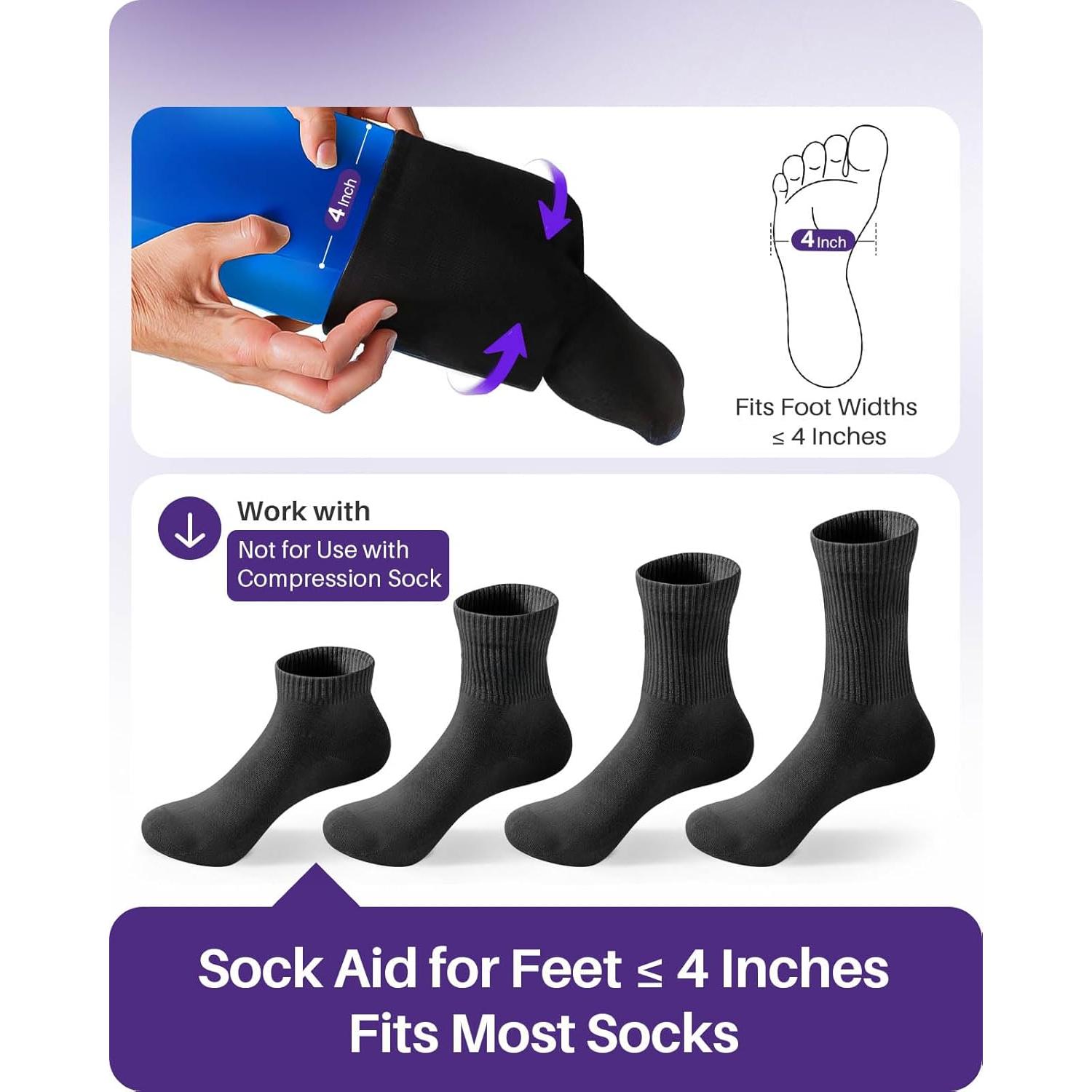 Ayuda para Ponerse Calcetines Kekoy 10.2 cm Azul