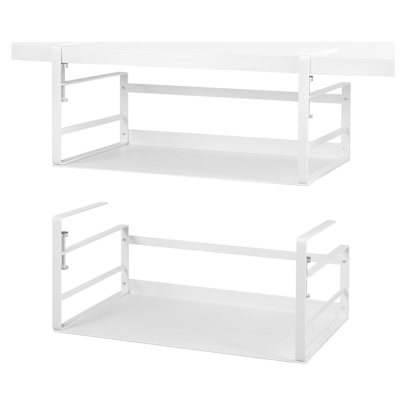Organizador Bajo Estante Nxconsu 2 Pack Blanco 13.6 kg