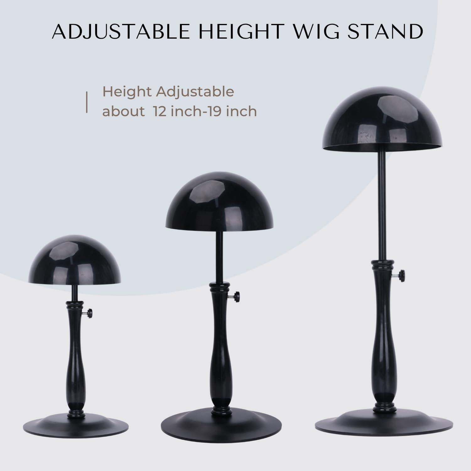 Soporte para Pelucas Lightmay Ajustable 30.48-48.26cm Metal