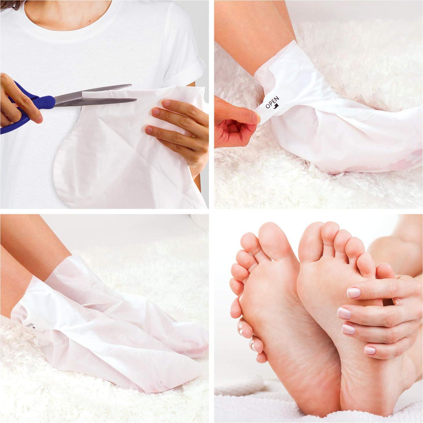 Máscara Exfoliante para Pies BEALUZ - 2 Pares, Suaves en 1-2 Semanas