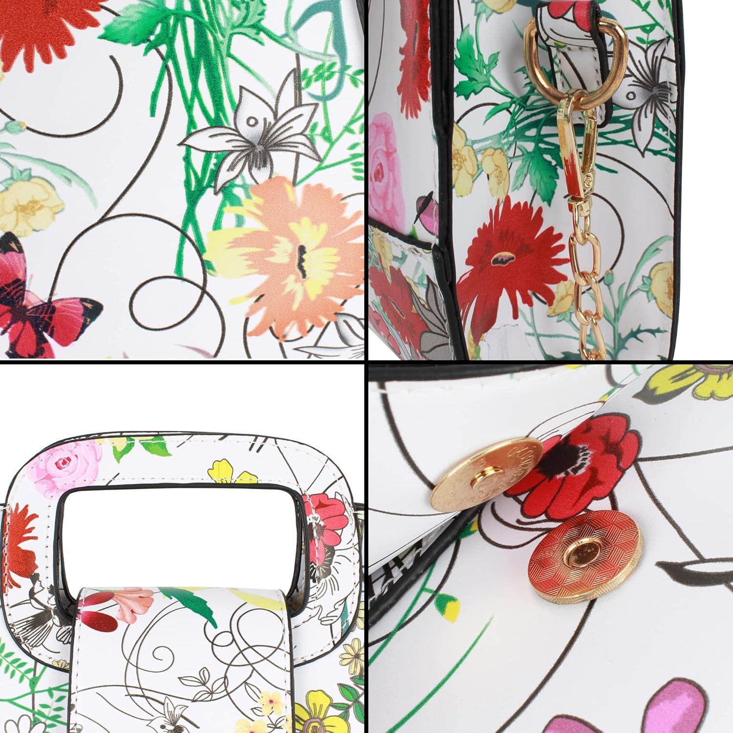 Bolso de Mano Vintage ZLMBAGUS de Cuero PU 28x6x16cm