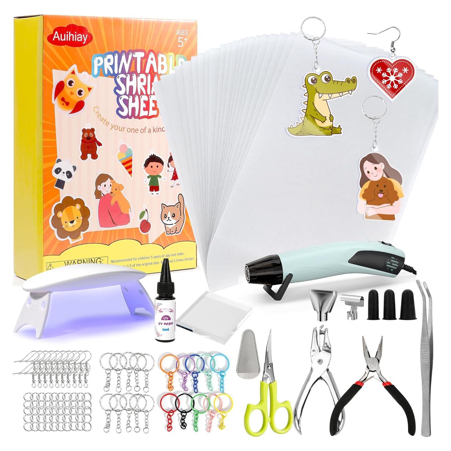 Kit de Manualidades Auihiay 99PCS con Plástico Retráctil y Herramientas