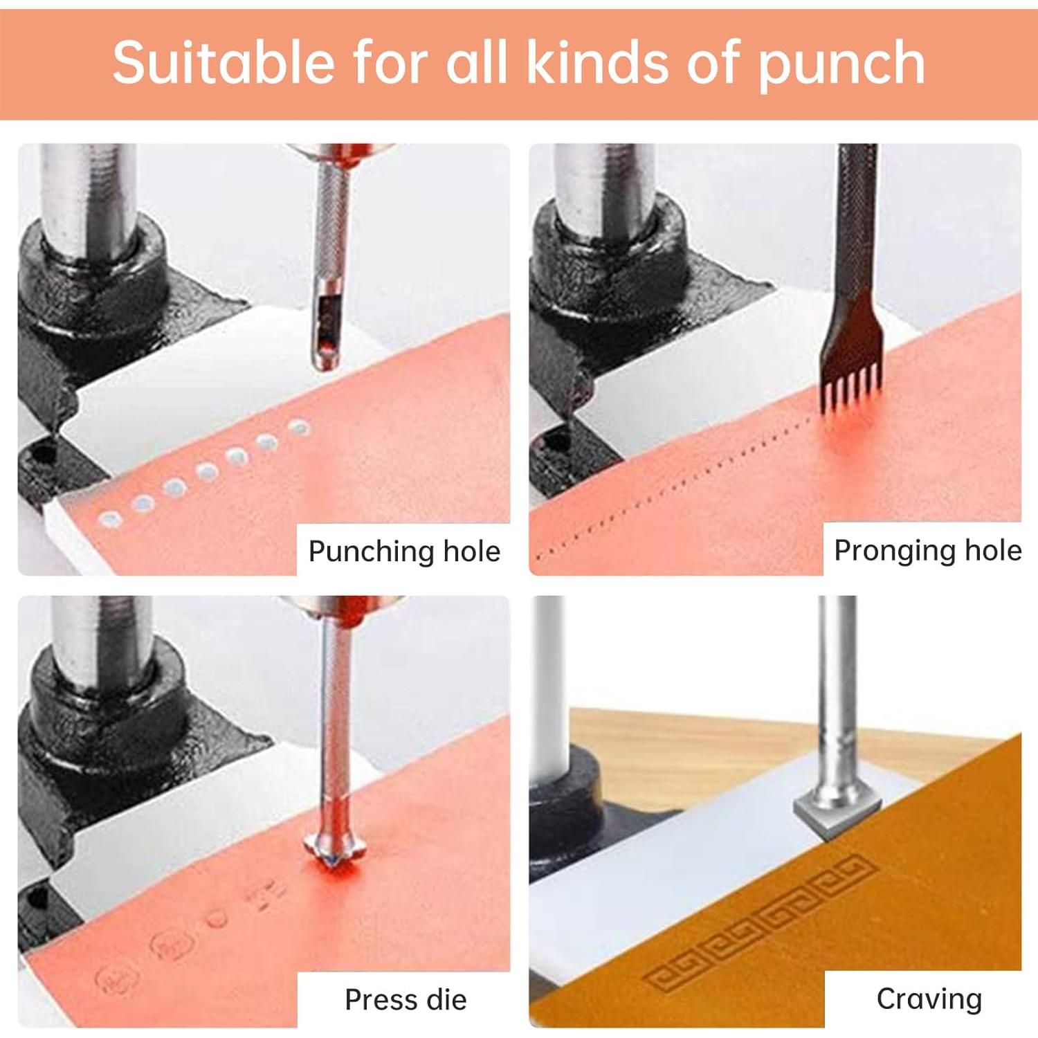 Perforadora de Agujeros de Cuero FASTTOBUY Estilo D 17.5x12x35cm