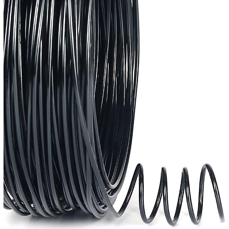 Alambre de Aluminio 2mm Tenn Well 30 Metros Negro para Manualidades