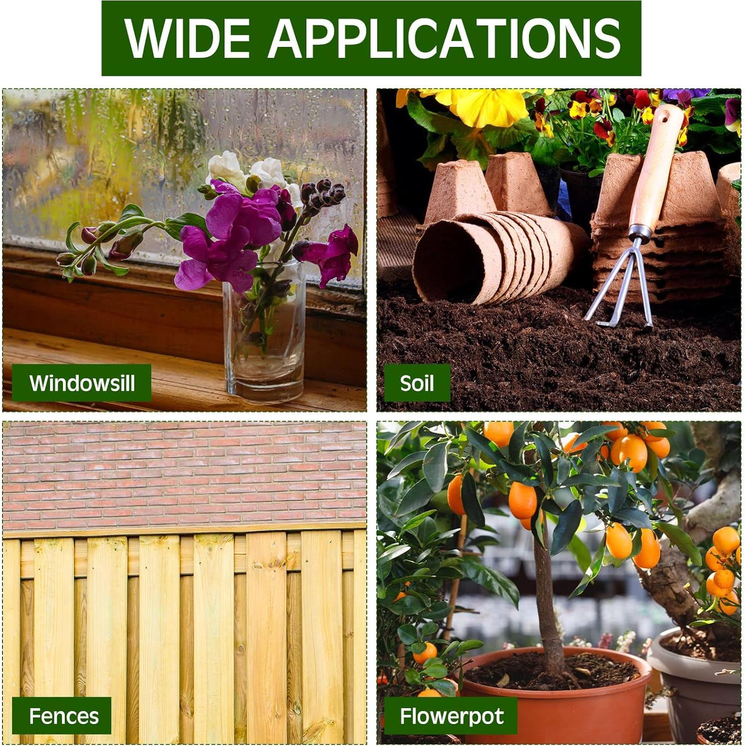 Pluviómetros Yexiya 2 Pcs 31.5 cm Acrílico Fácil de Leer