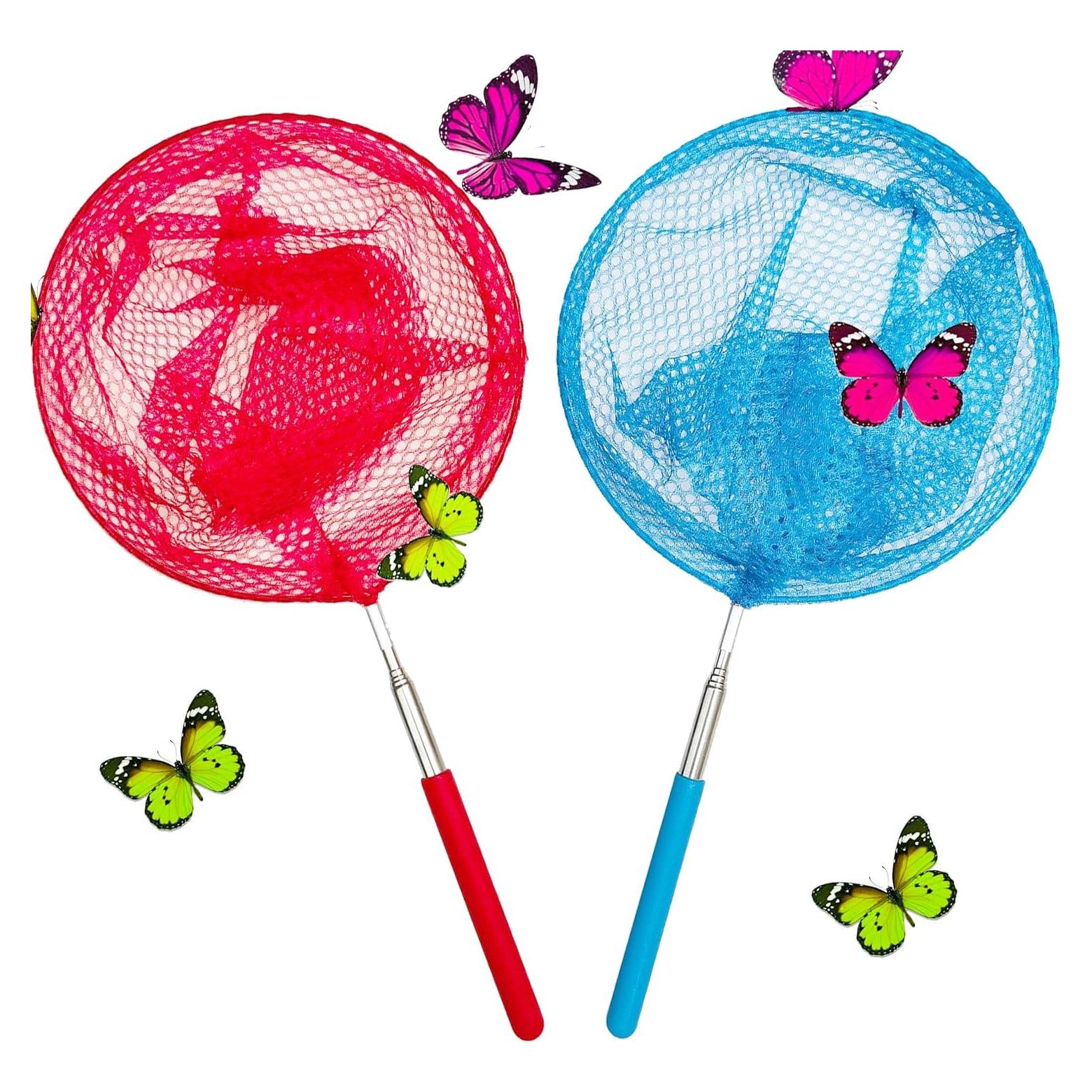 Redes Telescópicas para Mariposas Toromp - Paquete de 2 - Extensibles 17.2 a 86.4 cm