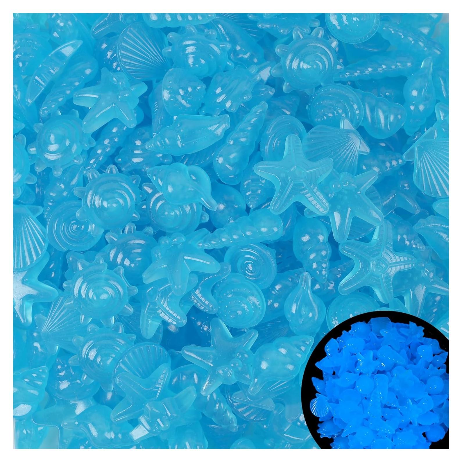 Piedras Luminiscentes para Acuario Kaiyuan Dinastía 100pc Azul