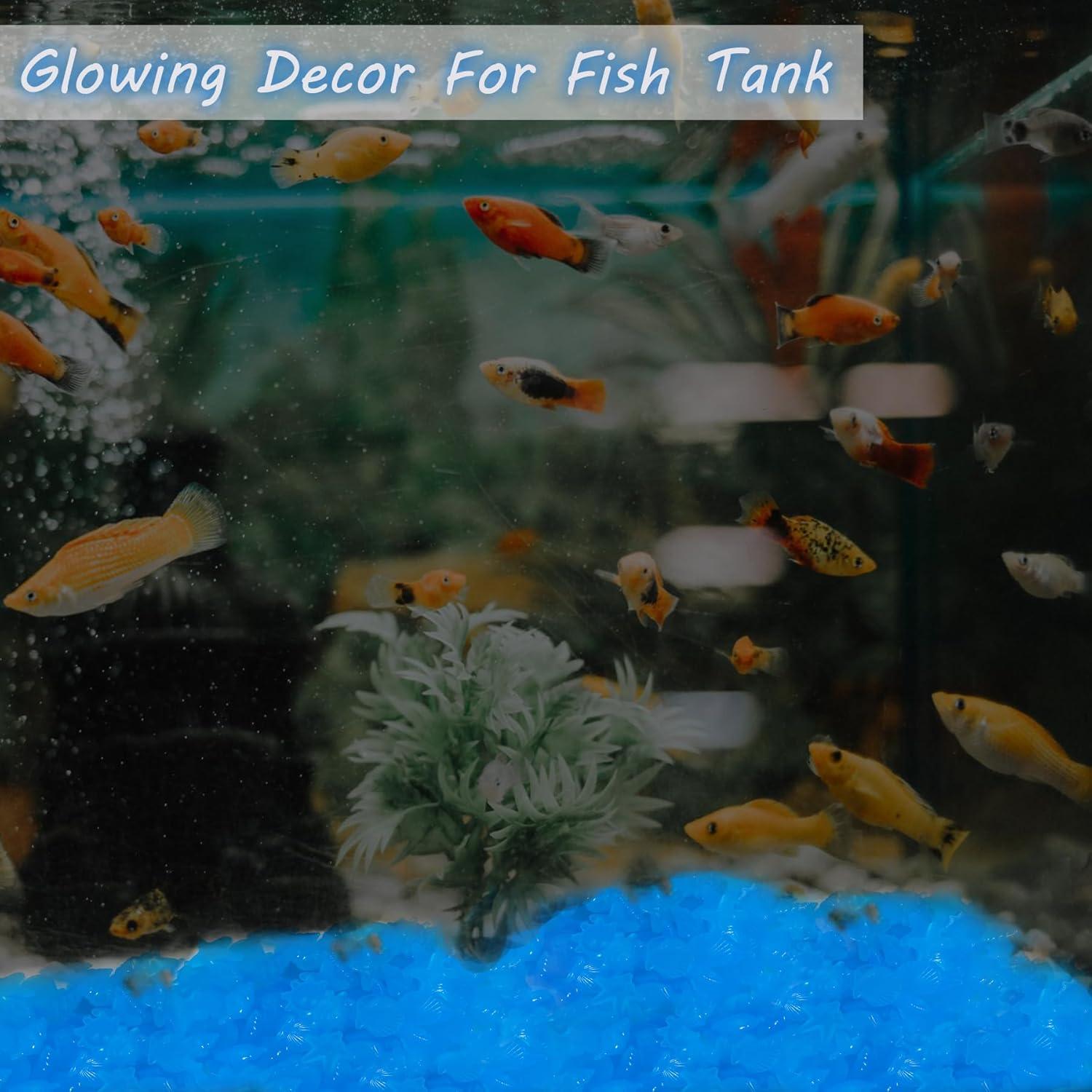 Piedras Luminiscentes para Acuario Kaiyuan Dinastía 100pc Azul