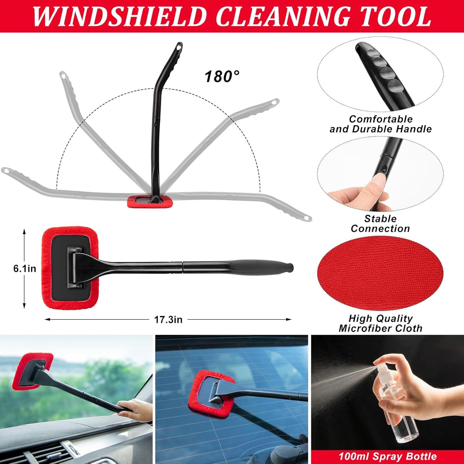 Kit de limpieza de coche 16 piezas GPUSFAK con pistola de espuma